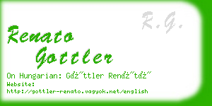 renato gottler business card